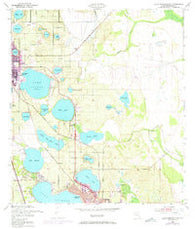 Lake Arbuckle SW Florida Historical topographic map, 1:24000 scale, 7.5 X 7.5 Minute, Year 1952
