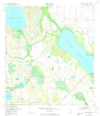 Lake Arbuckle Florida Historical topographic map, 1:24000 scale, 7.5 X 7.5 Minute, Year 1952