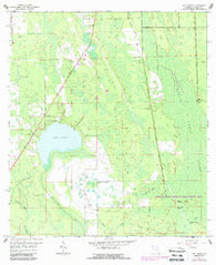 Lake Ashby Florida Historical topographic map, 1:24000 scale, 7.5 X 7.5 Minute, Year 1966