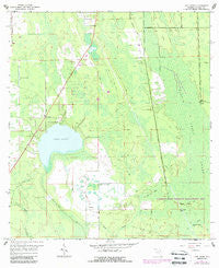 Lake Ashby Florida Historical topographic map, 1:24000 scale, 7.5 X 7.5 Minute, Year 1966