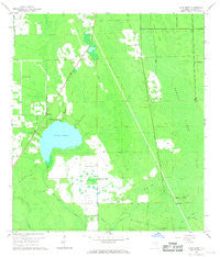 Lake Ashby Florida Historical topographic map, 1:24000 scale, 7.5 X 7.5 Minute, Year 1966