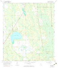 Lake Ashby Florida Historical topographic map, 1:24000 scale, 7.5 X 7.5 Minute, Year 1966