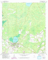Lake Butler Florida Historical topographic map, 1:24000 scale, 7.5 X 7.5 Minute, Year 1966