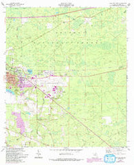 Lake City East Florida Historical topographic map, 1:24000 scale, 7.5 X 7.5 Minute, Year 1962