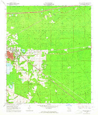 Lake City East Florida Historical topographic map, 1:24000 scale, 7.5 X 7.5 Minute, Year 1962