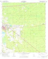 Lake City East Florida Historical topographic map, 1:24000 scale, 7.5 X 7.5 Minute, Year 1962