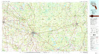 Lake City Florida Historical topographic map, 1:100000 scale, 30 X 60 Minute, Year 1981