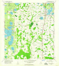 Lake Jessamine Florida Historical topographic map, 1:24000 scale, 7.5 X 7.5 Minute, Year 1953