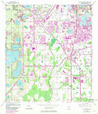Lake Jessamine Florida Historical topographic map, 1:24000 scale, 7.5 X 7.5 Minute, Year 1953