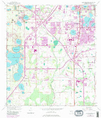 Lake Jessamine Florida Historical topographic map, 1:24000 scale, 7.5 X 7.5 Minute, Year 1953