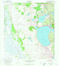 Lake June In Winter Florida Historical topographic map, 1:24000 scale, 7.5 X 7.5 Minute, Year 1953