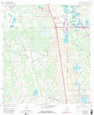 Lake Louisa SW Florida Historical topographic map, 1:24000 scale, 7.5 X 7.5 Minute, Year 1959