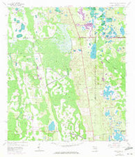 Lake Louisa SW Florida Historical topographic map, 1:24000 scale, 7.5 X 7.5 Minute, Year 1959