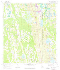 Lake Louisa SW Florida Historical topographic map, 1:24000 scale, 7.5 X 7.5 Minute, Year 1959