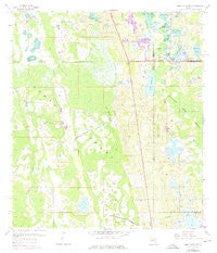 Lake Louisa SW Florida Historical topographic map, 1:24000 scale, 7.5 X 7.5 Minute, Year 1959