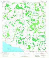 Lake Marian NE Florida Historical topographic map, 1:24000 scale, 7.5 X 7.5 Minute, Year 1953