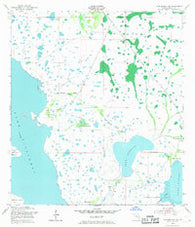Lake Marian NW Florida Historical topographic map, 1:24000 scale, 7.5 X 7.5 Minute, Year 1953