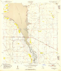 Lake Marian SW Florida Historical topographic map, 1:24000 scale, 7.5 X 7.5 Minute, Year 1953