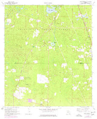 Lake Munson Florida Historical topographic map, 1:24000 scale, 7.5 X 7.5 Minute, Year 1969