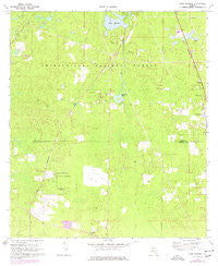 Lake Munson Florida Historical topographic map, 1:24000 scale, 7.5 X 7.5 Minute, Year 1969