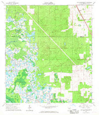 Lake Panasoffkee NW Florida Historical topographic map, 1:24000 scale, 7.5 X 7.5 Minute, Year 1966