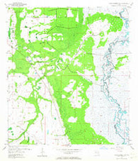 Lake Poinsett NW Florida Historical topographic map, 1:24000 scale, 7.5 X 7.5 Minute, Year 1953