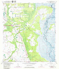 Lake Poinsett NW Florida Historical topographic map, 1:24000 scale, 7.5 X 7.5 Minute, Year 1953