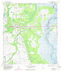Lake Poinsett NW Florida Historical topographic map, 1:24000 scale, 7.5 X 7.5 Minute, Year 1953