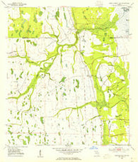 Lake Poinsett SW Florida Historical topographic map, 1:24000 scale, 7.5 X 7.5 Minute, Year 1953