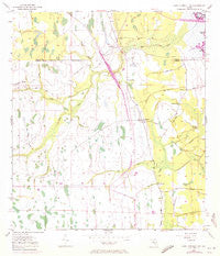 Lake Poinsett SW Florida Historical topographic map, 1:24000 scale, 7.5 X 7.5 Minute, Year 1953