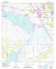 Lake Poinsett Florida Historical topographic map, 1:24000 scale, 7.5 X 7.5 Minute, Year 1953