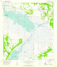 Lake Poinsett Florida Historical topographic map, 1:24000 scale, 7.5 X 7.5 Minute, Year 1953