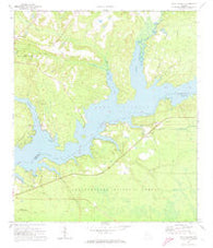 Lake Talquin Florida Historical topographic map, 1:24000 scale, 7.5 X 7.5 Minute, Year 1972