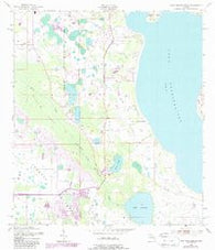 Lake Tohopekaliga Florida Historical topographic map, 1:24000 scale, 7.5 X 7.5 Minute, Year 1953