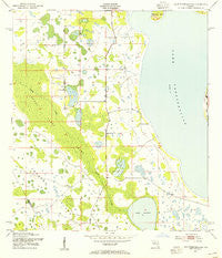 Lake Tohopekaliga Florida Historical topographic map, 1:24000 scale, 7.5 X 7.5 Minute, Year 1953