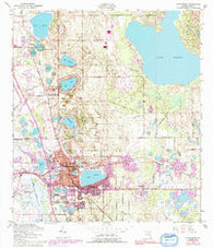Lake Wales Florida Historical topographic map, 1:24000 scale, 7.5 X 7.5 Minute, Year 1952
