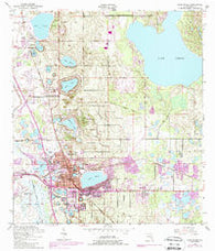 Lake Wales Florida Historical topographic map, 1:24000 scale, 7.5 X 7.5 Minute, Year 1952