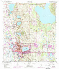 Lake Wales Florida Historical topographic map, 1:24000 scale, 7.5 X 7.5 Minute, Year 1952