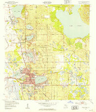 Lake Wales Florida Historical topographic map, 1:24000 scale, 7.5 X 7.5 Minute, Year 1952