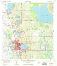 Lake Wales Florida Historical topographic map, 1:24000 scale, 7.5 X 7.5 Minute, Year 1952