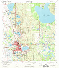 Lake Wales Florida Historical topographic map, 1:24000 scale, 7.5 X 7.5 Minute, Year 1952
