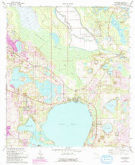 Lake Weir Florida Historical topographic map, 1:24000 scale, 7.5 X 7.5 Minute, Year 1970