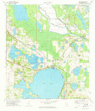 Lake Weir Florida Historical topographic map, 1:24000 scale, 7.5 X 7.5 Minute, Year 1970