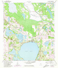 Lake Weir Florida Historical topographic map, 1:24000 scale, 7.5 X 7.5 Minute, Year 1970