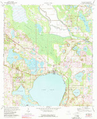 Lake Weir Florida Historical topographic map, 1:24000 scale, 7.5 X 7.5 Minute, Year 1970
