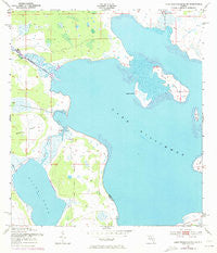 Lake Weohyakapka NE Florida Historical topographic map, 1:24000 scale, 7.5 X 7.5 Minute, Year 1952