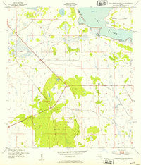 Lake Weohyakapka SE Florida Historical topographic map, 1:24000 scale, 7.5 X 7.5 Minute, Year 1952