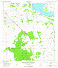 Lake Weohyakapka SE Florida Historical topographic map, 1:24000 scale, 7.5 X 7.5 Minute, Year 1952