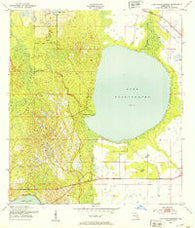 Lake Weohyakapka Florida Historical topographic map, 1:24000 scale, 7.5 X 7.5 Minute, Year 1952