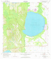 Lake Weohyakapka Florida Historical topographic map, 1:24000 scale, 7.5 X 7.5 Minute, Year 1952